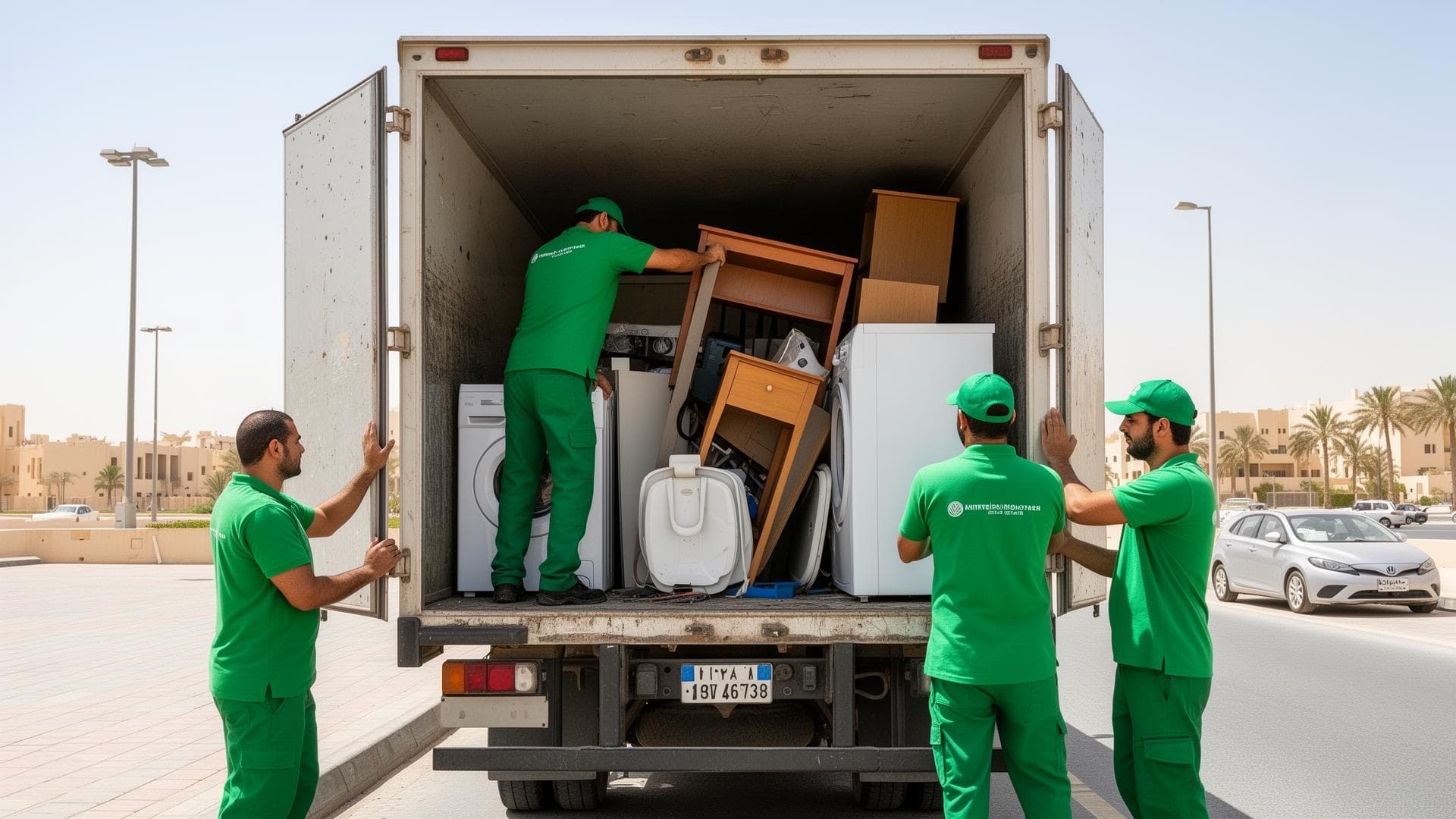 Our junk removal team in Dubai